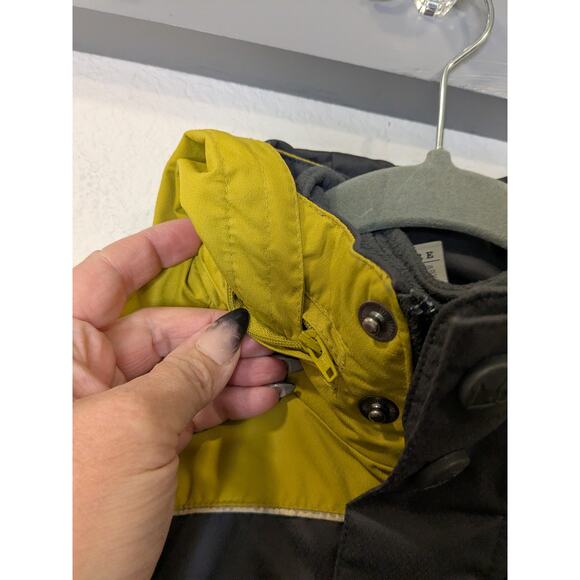 REI Boys 3-In-1 Jacket With Removable Zip Out Fleece Liner Size XS 6/7 Yellow - Picture 11 of 13